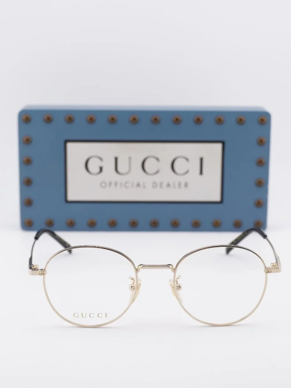 Gucci GG2004OA 002 Round Eyeglasses - Gold 50mm